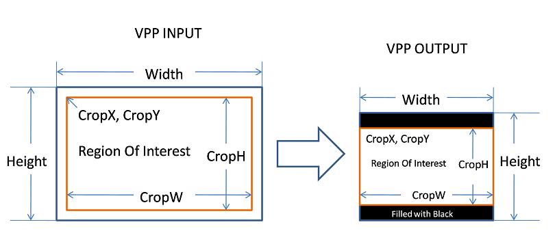 VPP region of interest operation